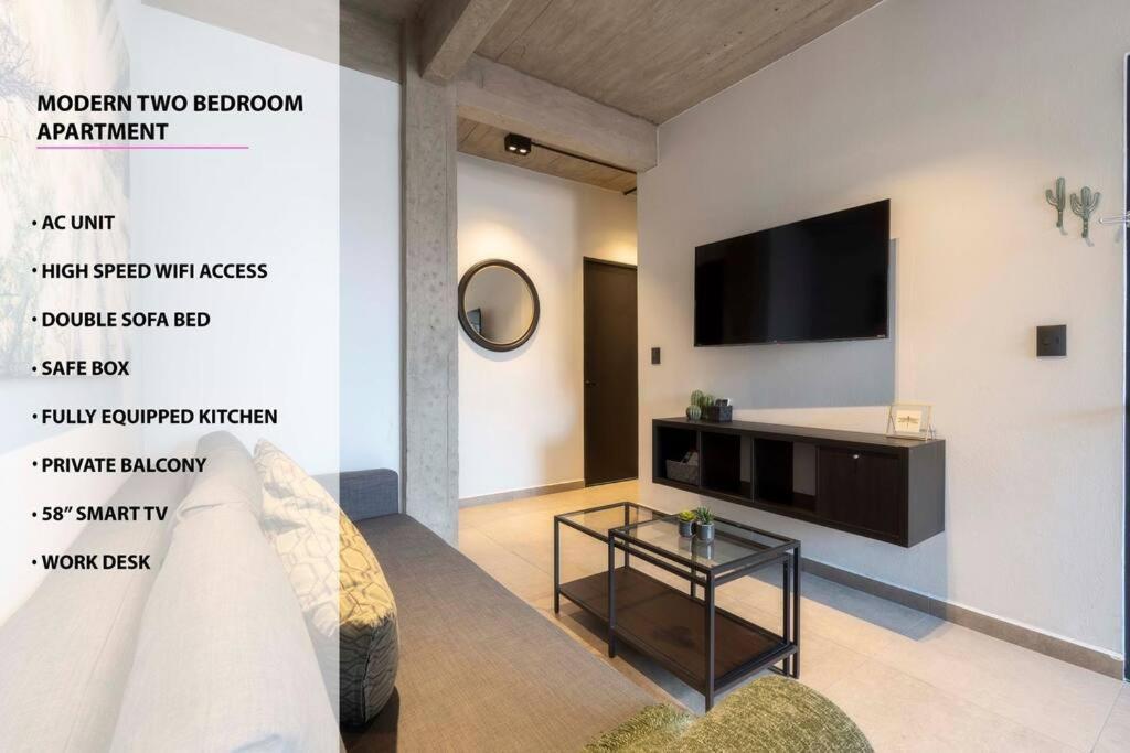 P101 Zocalo Cathedral 2bdrm 2bath Ac Rooftop Apartment